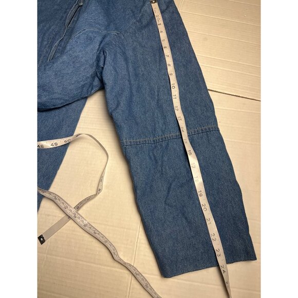 Vintage Denim & Co. women’s Hooded Zip Up Jacket Blue Wash denim plus 3X Casual - Picture 13 of 13